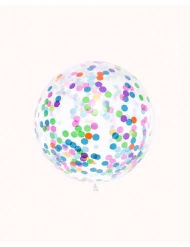 Ballon Latex confettis 1 m