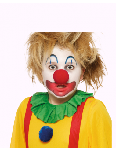 Maquillage visage blanc de clown EULENSPIEGEL