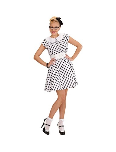 Adult-Women's 50s Red & White Polka Dot Capelet for Adults | Halloween