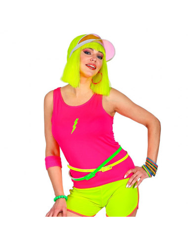 Maillot rose fluo - 80's