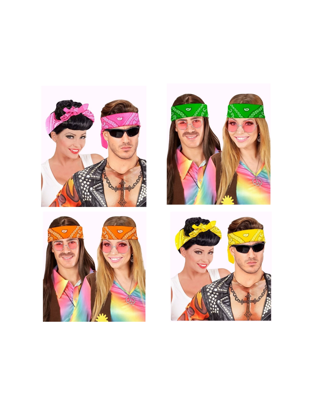 Bristol Novelty BW959 - Bandana da pirata da donna, multicolore :  : Moda