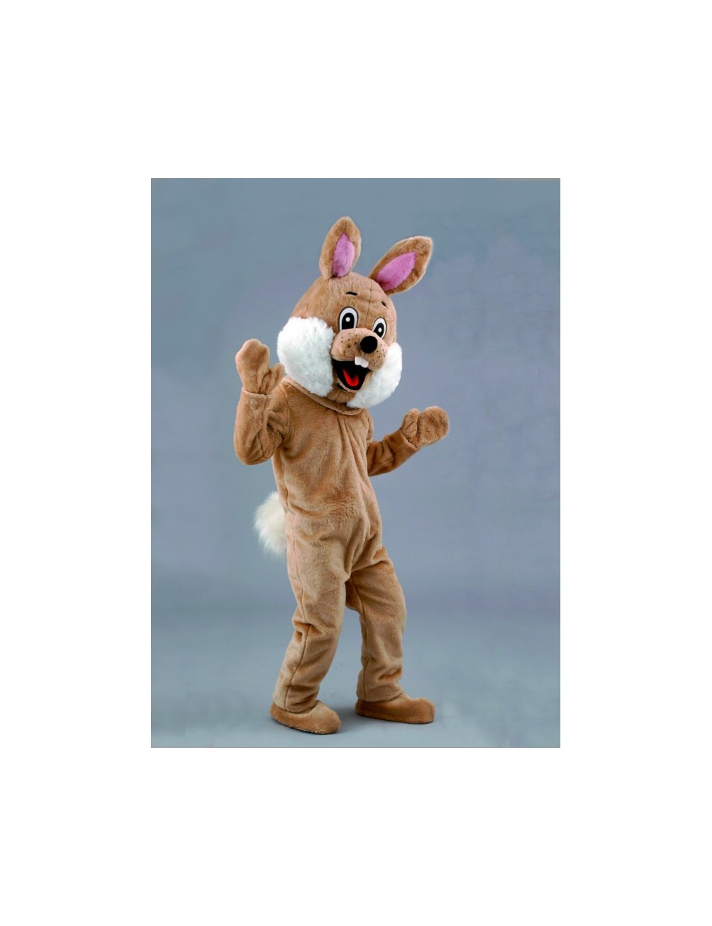 Costume de lapin de Pâques avec salopette pour homme