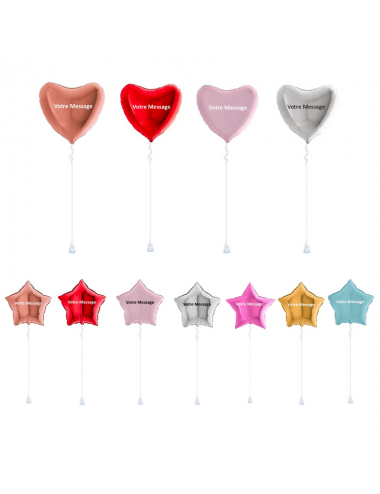 ballons latex à fleurs rose pastel décoration balloon designer