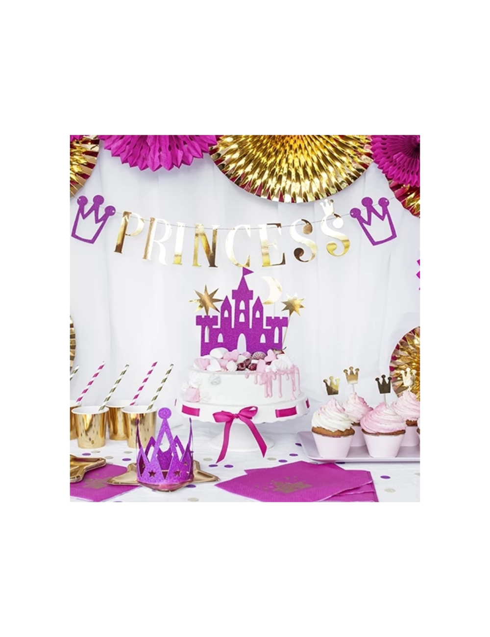 Lot de 10 décorations de gâteau pour bébé - Rose - Décoration de gâteau  pour fille - Décoration de gâteau - Décoration de gâteau - Décoration de