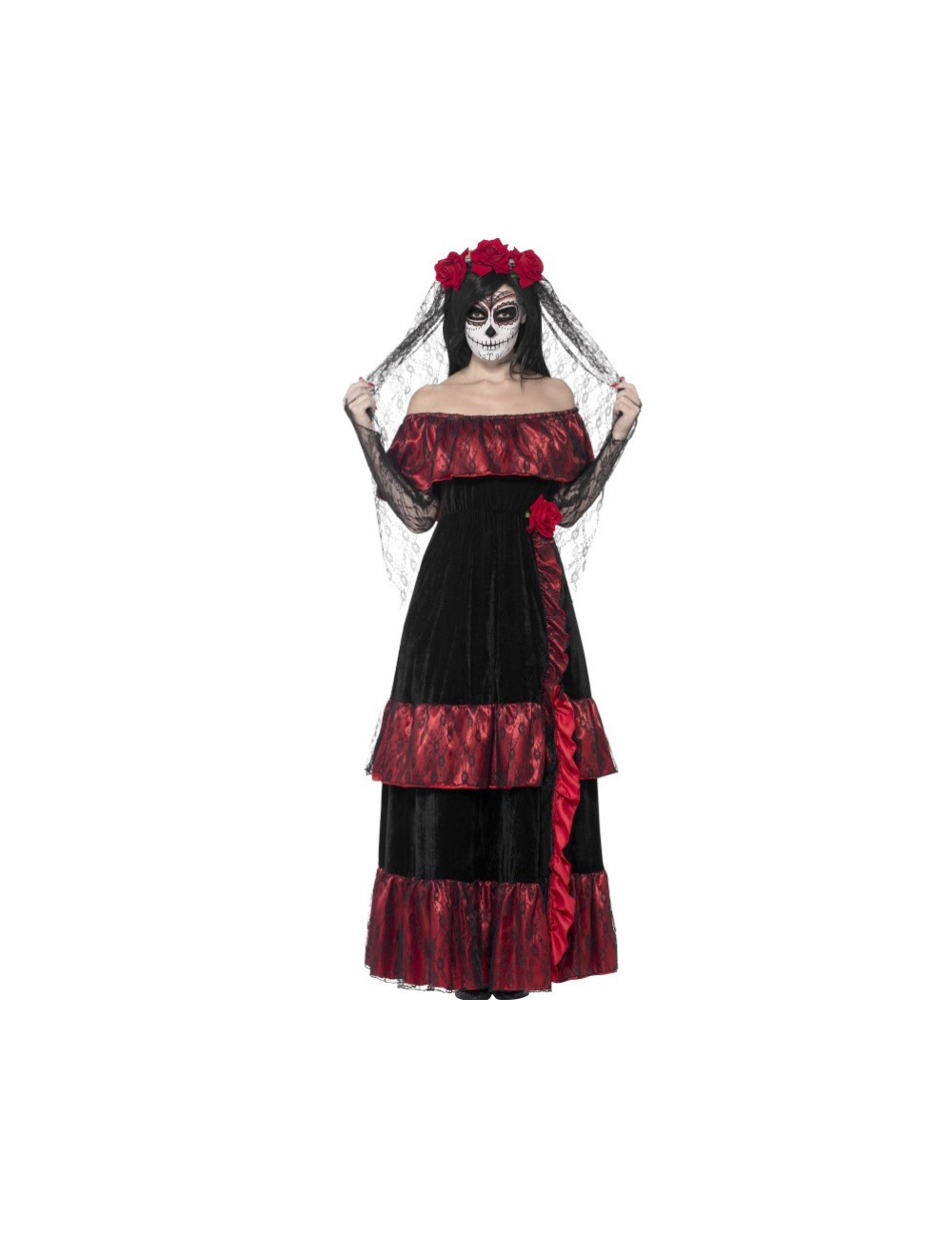 Deluxe Day Of The Dead Bride Costume 