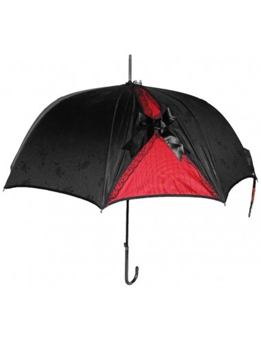 Red and Black Umbrella with...