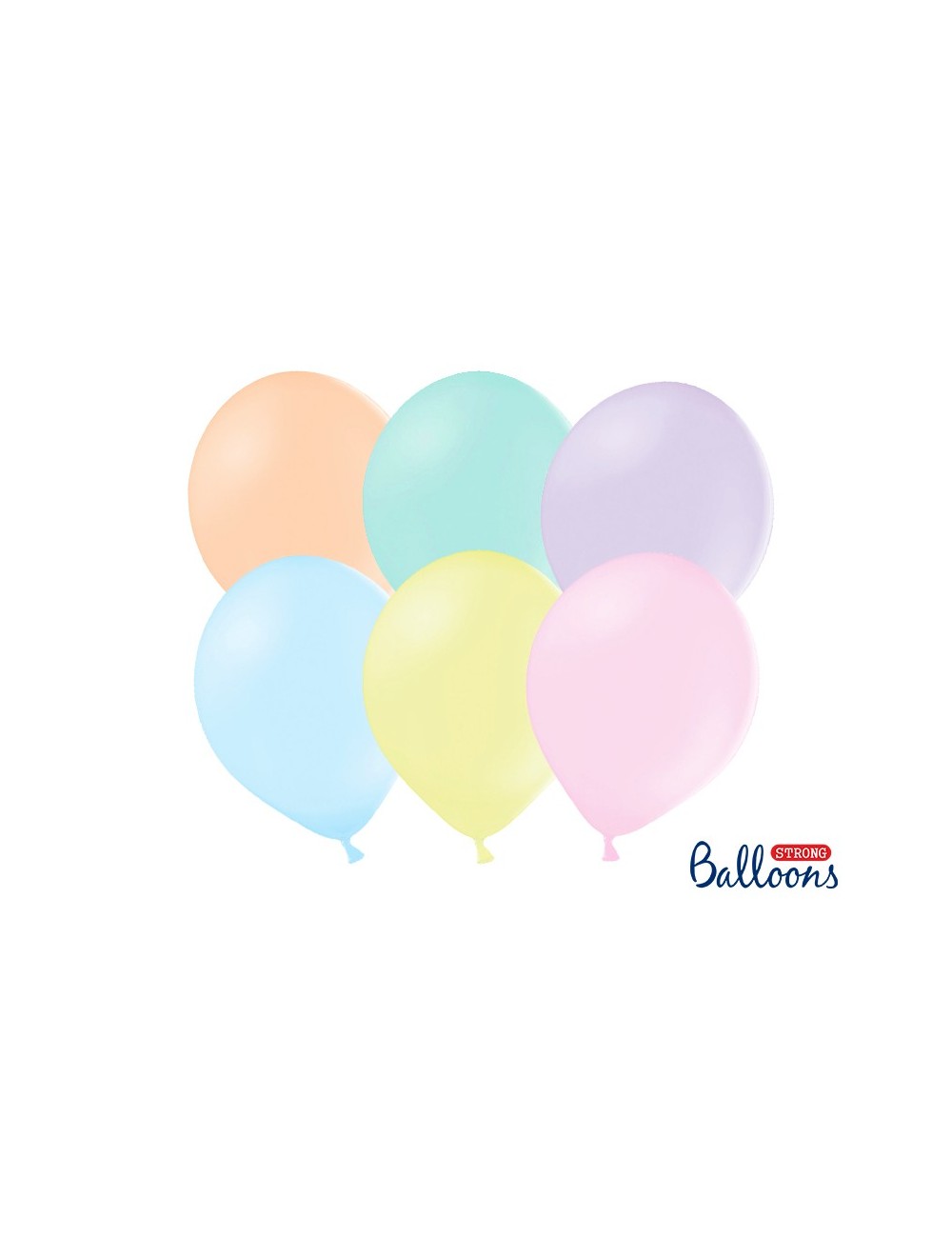 Ballons pastel avec ruban - 24 pièces - Décoration d'anniversaire -  Décoration