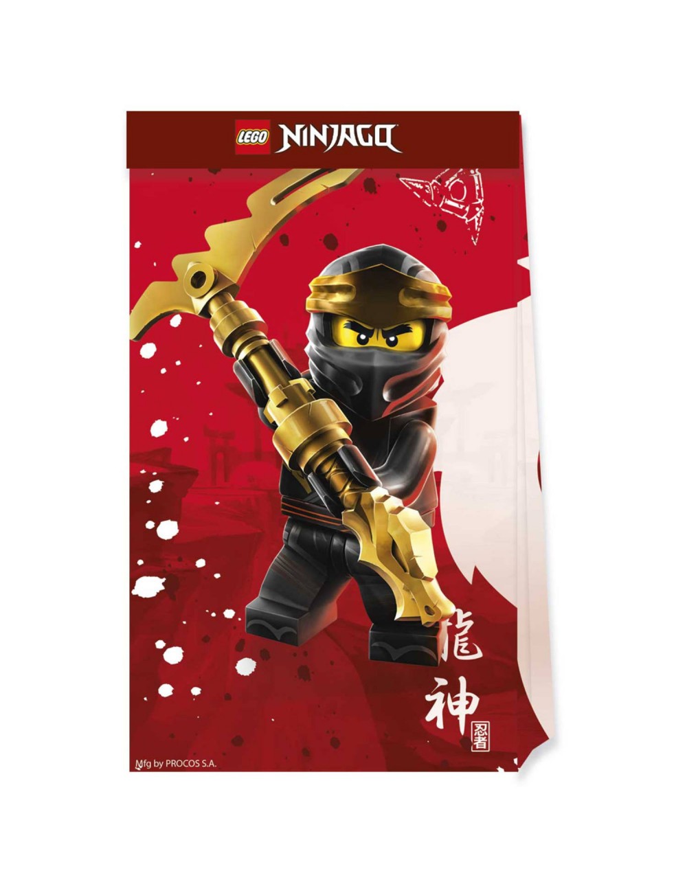 Kit de décorations de fête d'anniversaire sur le thème Ninjago