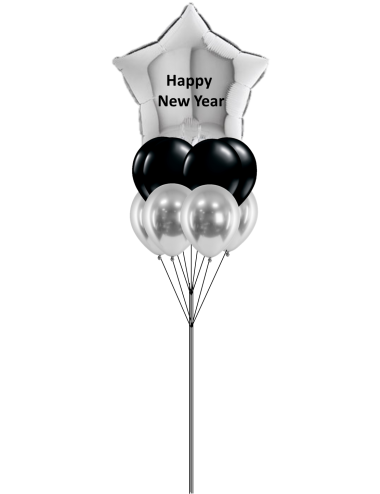 Composition ballons Nouvel An