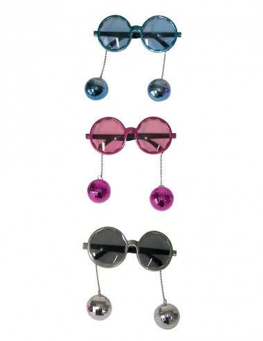 Disco Babe Kit: Hut, Brille und Ohrringe