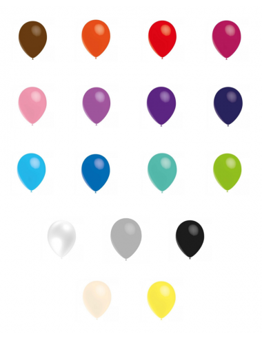 50 ballons métallisés violets - Ballons/Ballons latex 