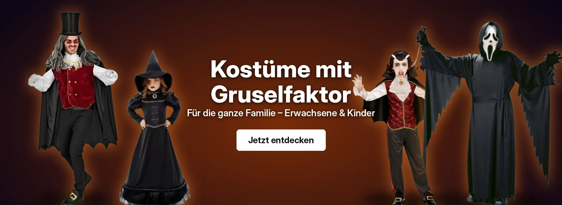 Halloween-Kostüme für Erwachsene und Kinder: Vampir, Hexe, Scream Ghost Face – Partyshop Luxemburg Halloween-Kostüme für Erwachsene und Kinder: Vampir, Hexe, Scream Ghost Face – Partyshop Luxemburg